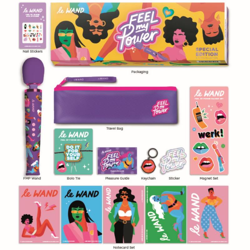 Feel My Power Wand Jade Purple Brown Edition