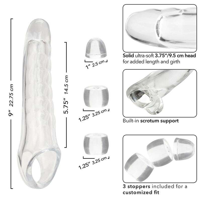 Funda Extensión de Pene Performance Maxx™ Clear Extension Kit Calexotics 