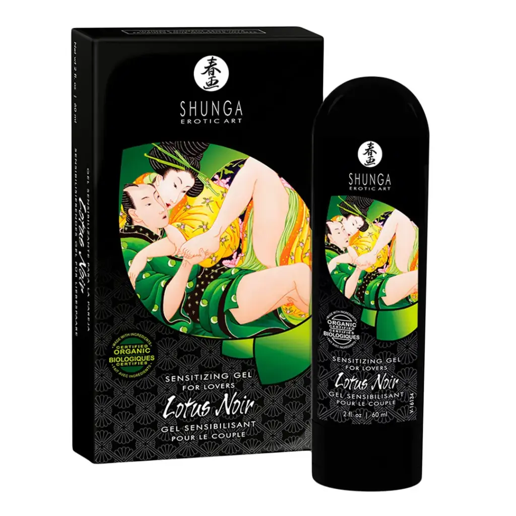 [697309056007] Gel Intensificador del Orgásmo para Hombres y Mujer Shunga Lotus Noir - 60 ML