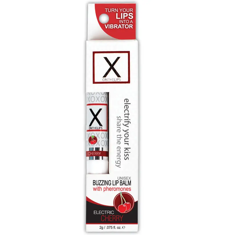 Labial con Feromonas Intesificador X On The Lips de 2 grs - Cereza