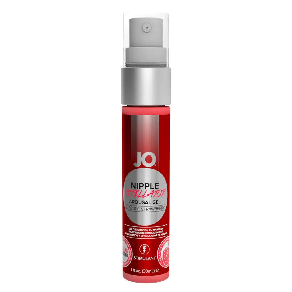 JO Nipple Titillator Intensificador del sexo oral pezones pene clitoris 30 ML - Fresa
