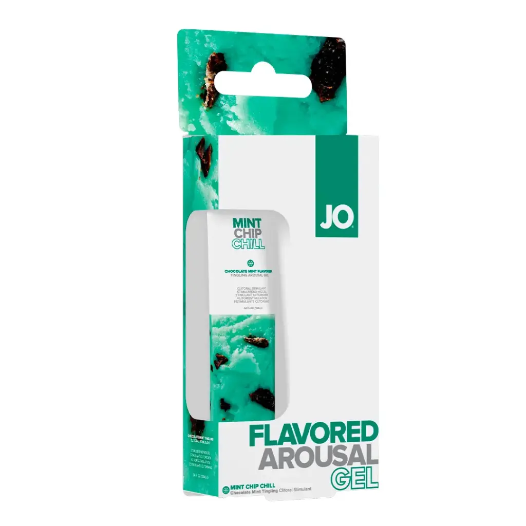 JO Flavored Multiorgasmico Caliente saborizado 10 ML - Mint CHip Chill