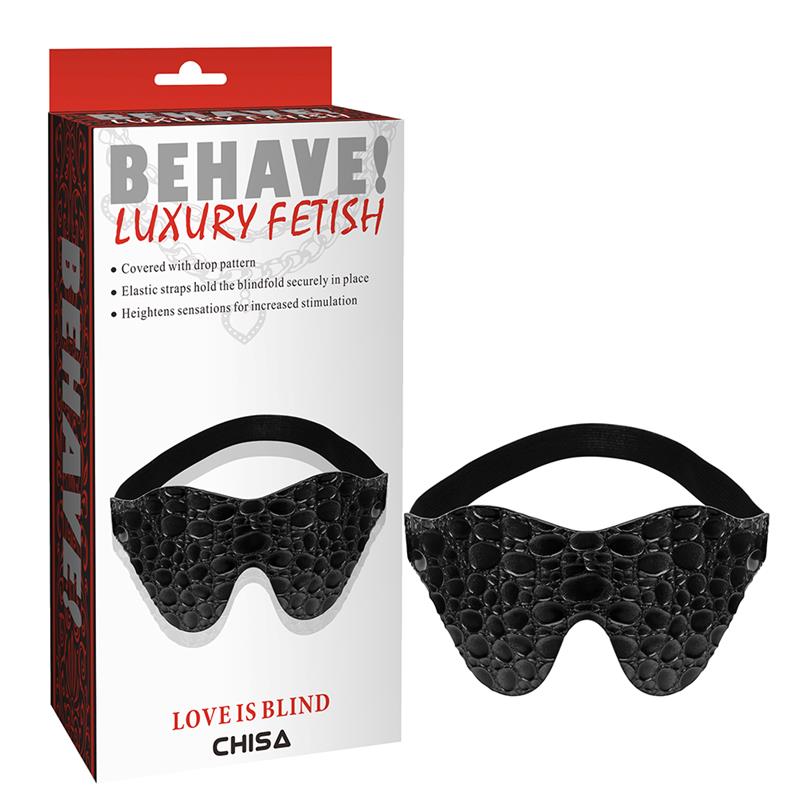 Antifaz Tapa Ojos Love Is Blind - Drop Pattern