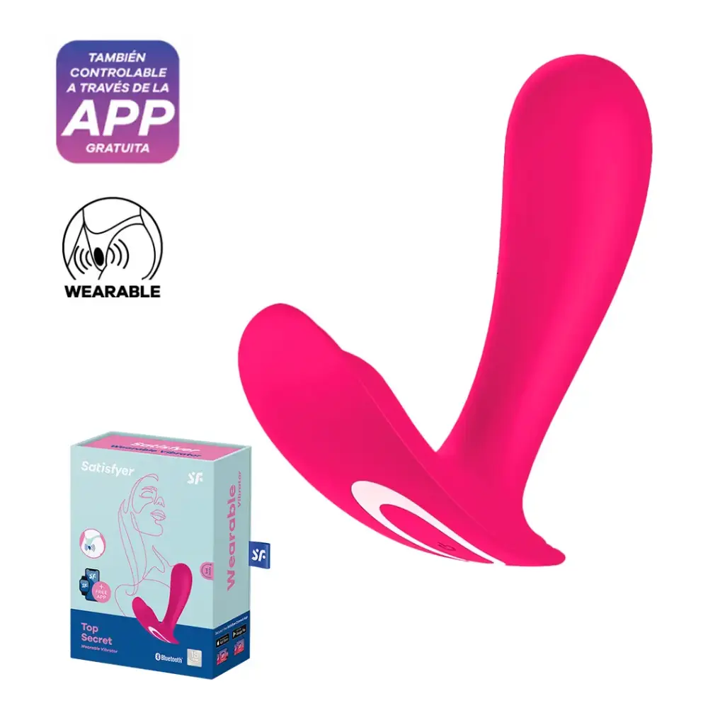 Satisfyer Top Secret panty vibradora - Fucsia