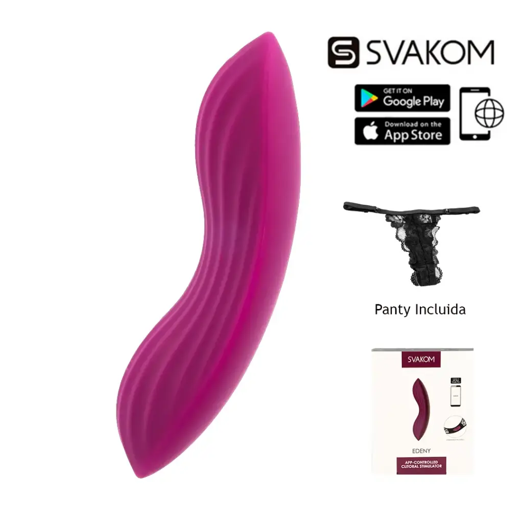 [6959633118795] Svakom Edeny curve panty vibradora controlada por app