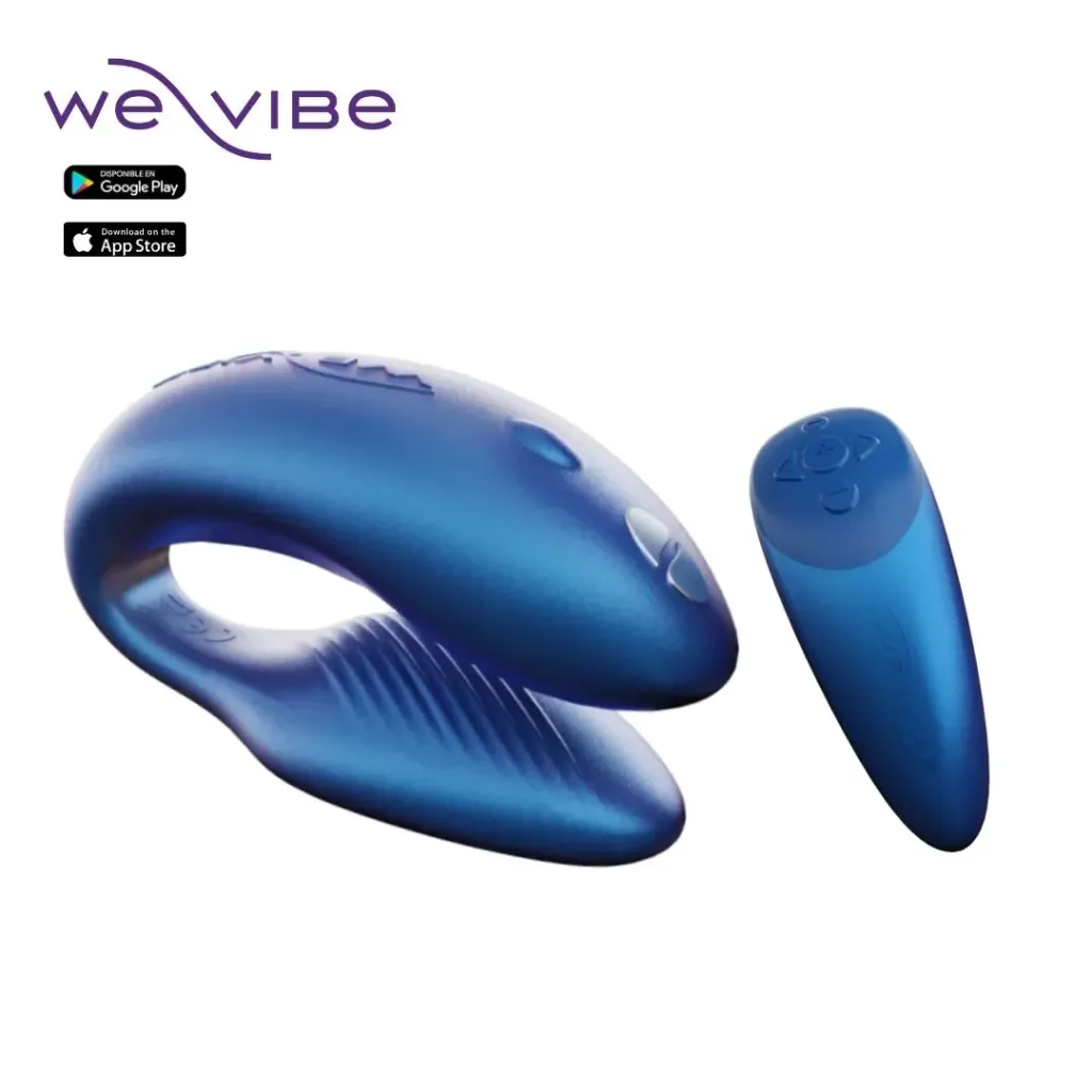 We Vibe Chorus control app ideal para parejas - Azul Metalizado