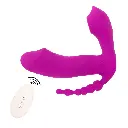 Panty Vibrador Con Ondas De Presion Recargable Fox - Violeta