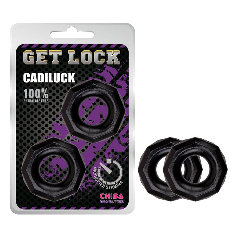 [759746285584] Set De Anillos Retardantes Para Pene Cadiluck 