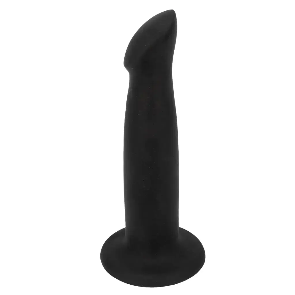 [DO073MN] Dildo Soporte de Succión Yogui de 17 cm - Negro