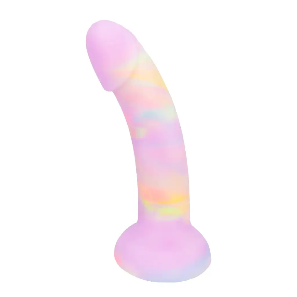 Dildo Soporte de Succión Cupcake de 18 cm - Violeta