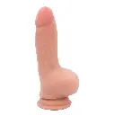 Dildo Consolador T-Skin Covetous Monster Realista de 18 Cm - Moka