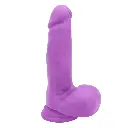 Dildo Neo Javier Doble Densidad Ultra Realista de 18 Cm - Violeta