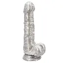 Dildo Consolador Realista 20 Cm Justin Sider Gold - Plata