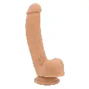 Consolador Dildo Realista Soporte Succión 21 Cm Boss - Moka