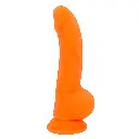 Dildo Realista Soporte Succion 22 Cm Carl - Naranja