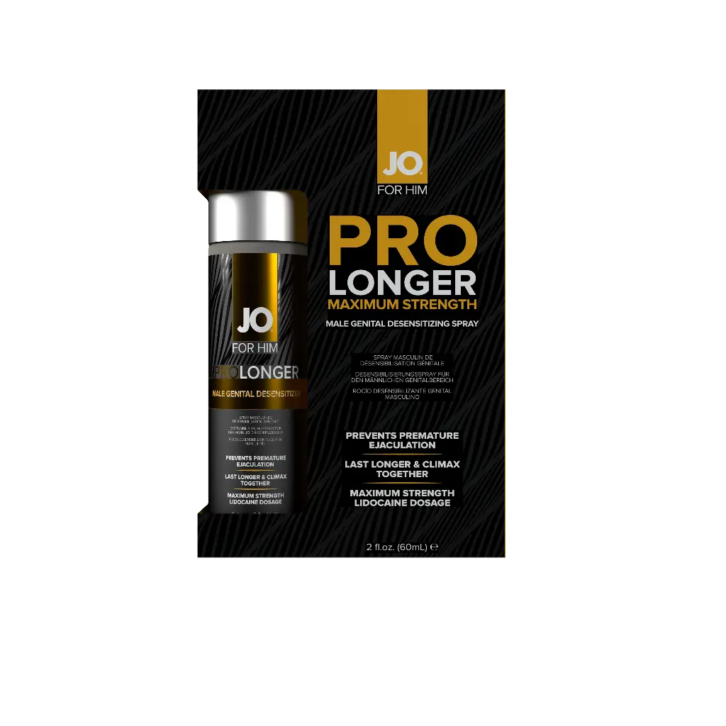 JO Prolonger Retardante Masculino en Spray concentrado con lidocaina - 60 ML
