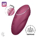 Satisfyer Tap & Climax 1 Pulsaciones y Vibracion - Red