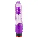 Vibrador Consolador Jelly Multivelocidad Rocky 20 Cm - Violeta
