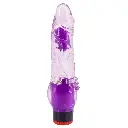 Vibrador Consolador Jelly Multivelocidad Danny 20 Cm - Violeta
