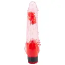 Vibrador Consolador Jelly Multivelocidad Danny 20 Cm - Rojo