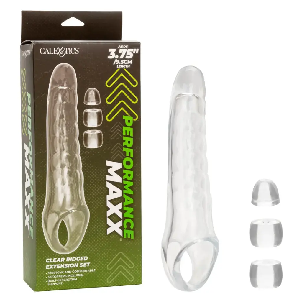 Funda Extensión de Pene Performance Maxx™ Clear Extension Kit Calexotics 