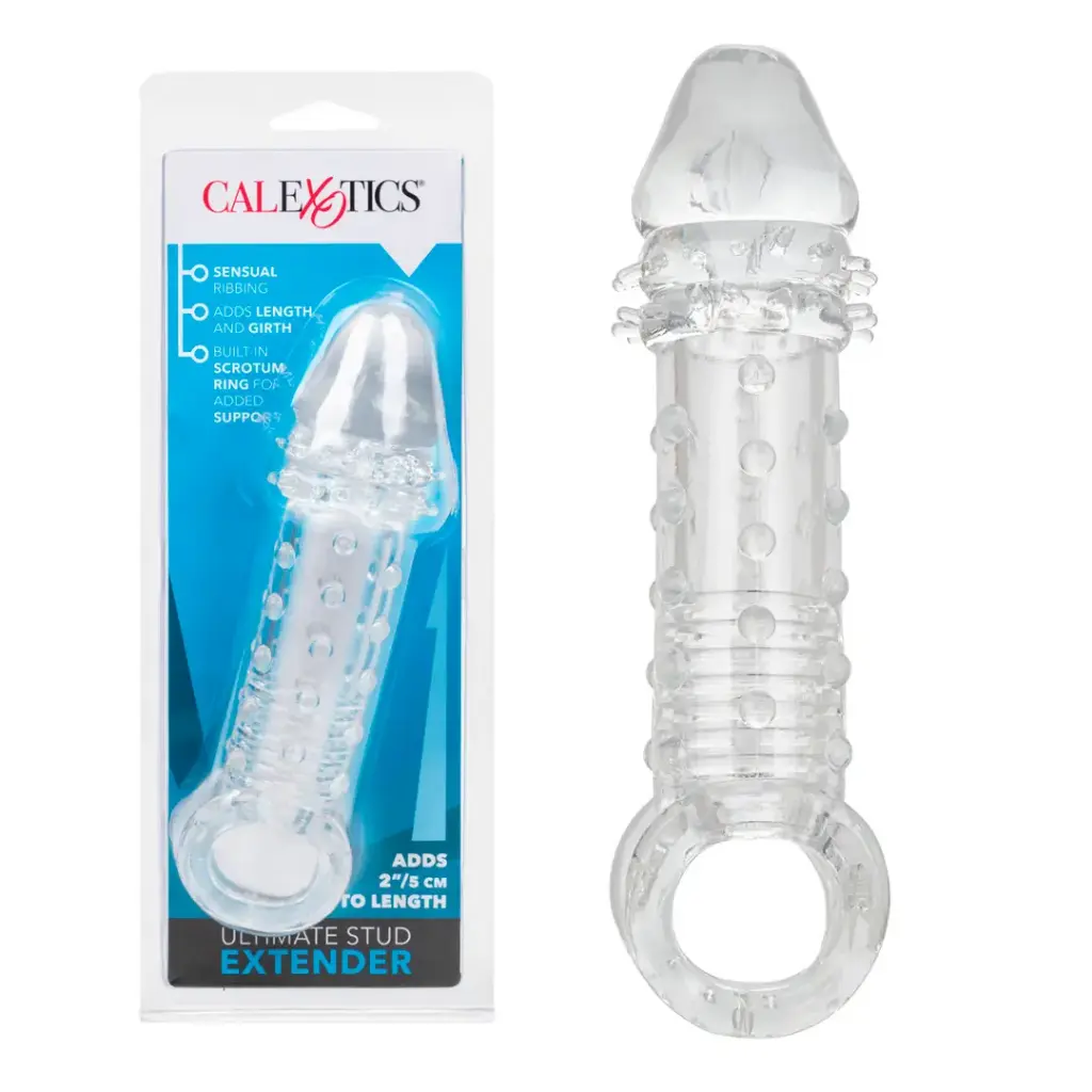 Funda Texturizada Extensión de Pene Ultimate Stud Extender Calexotics