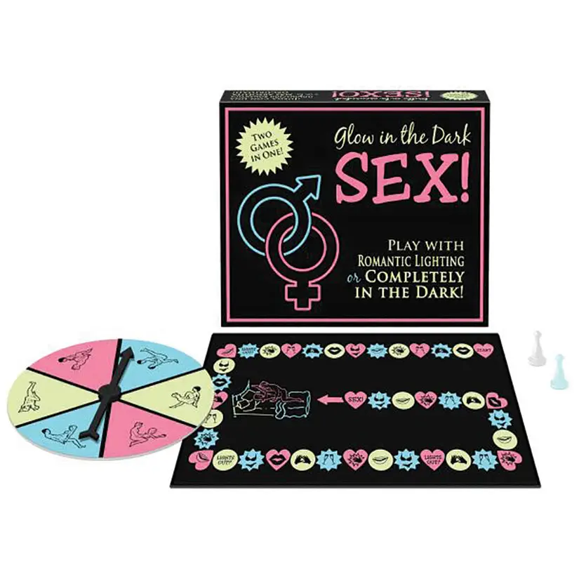 Juego de Mesa de posiciones Eroticas Sex! Brilla en la oscuridad 