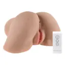 Zero Tolerance Masturbador Masculino Realista Vaginal Anal Vibraciones Succion Control Remoto - Vainilla