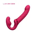 Lapis Lovense Strap On sin Correas triple Motor control app
