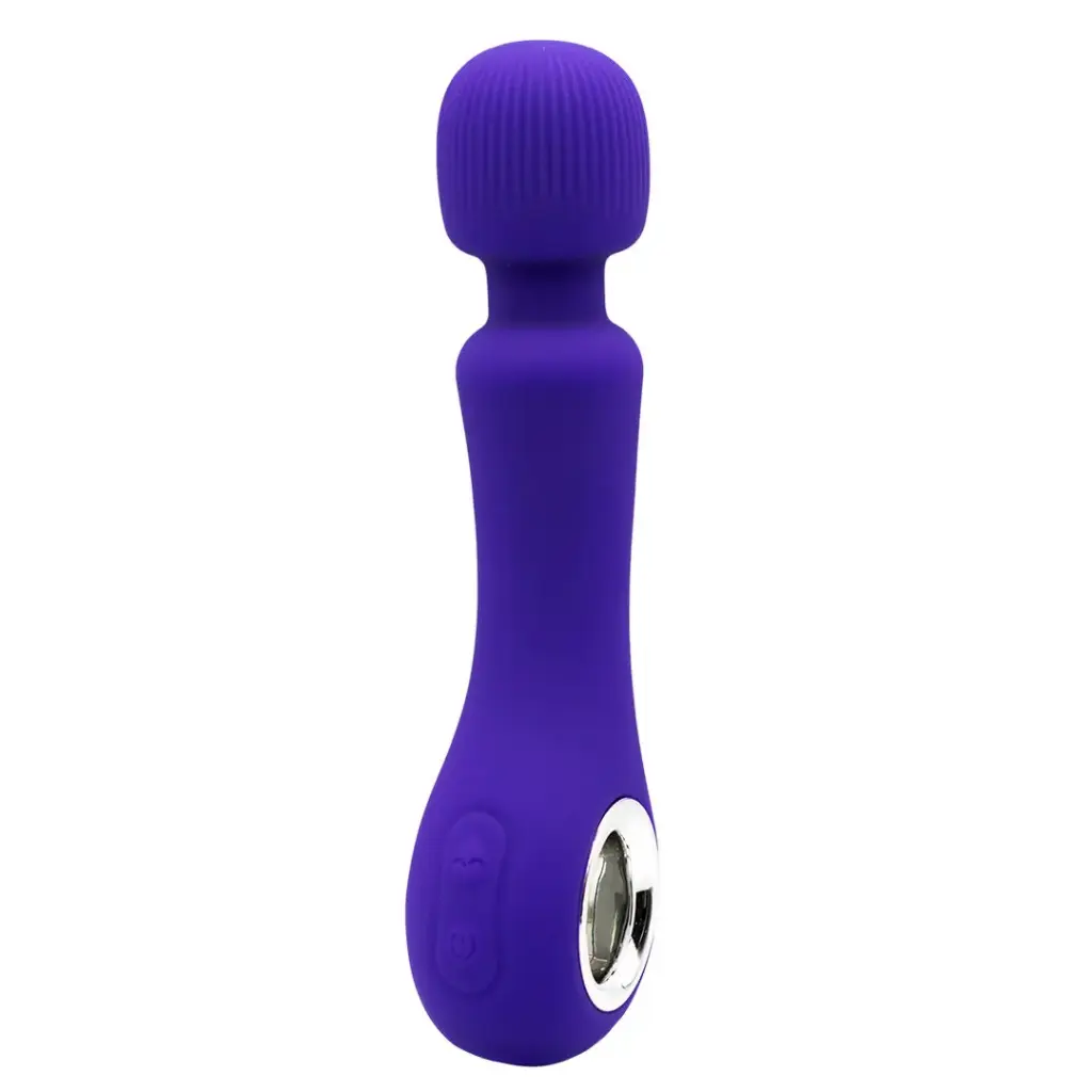Vibrador Consolador Wand Recargable 7 Velocidades - Violeta