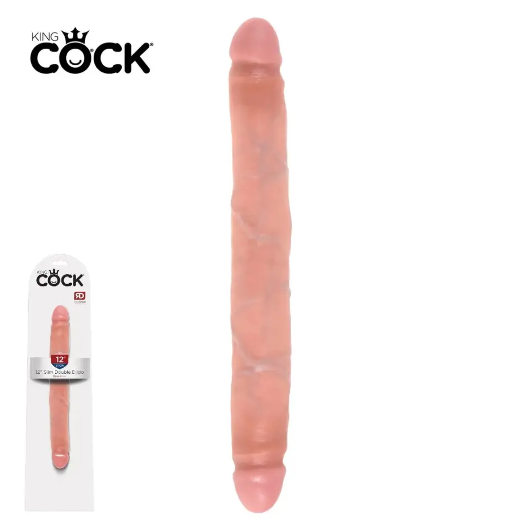 King Cock dildo doble de 30 cm - Mrs. Wooly