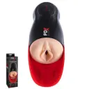 PDX Elite Fuck O Matic Masturbador Masculino Intensas Vibraciones y Succión Recargable via USB - Maya Vainilla