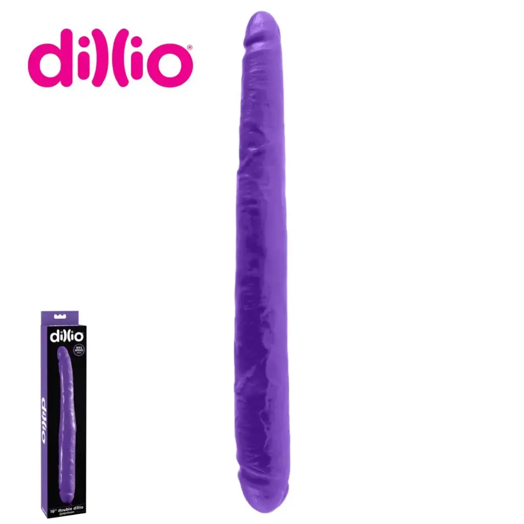 [603912742343] Dillio 16 Dildo doble de 42 Cm - Violeta 