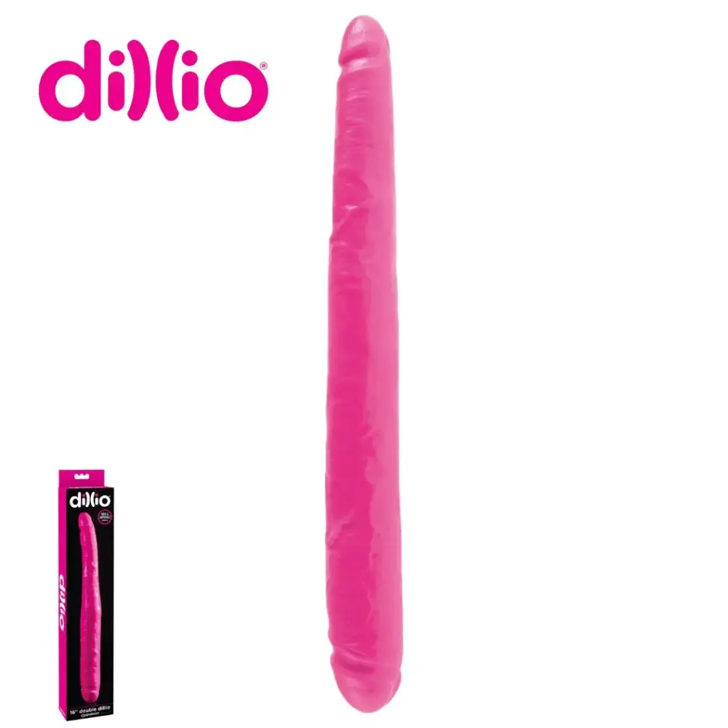Dillio 16 Dildo doble de 42 Cm - Fucsia