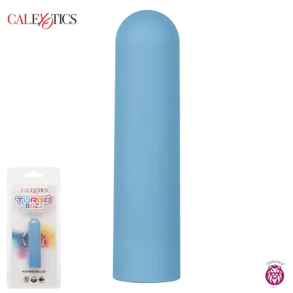 [716770107336] Turbo Buzz Rounded Bala Vibradora Recargable - Azul