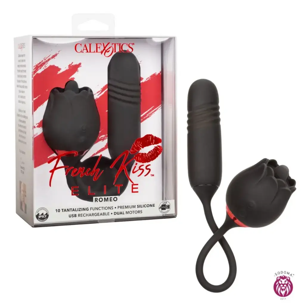 [716770106360] Vibrador Consolador Telescopico Calexotics French Kiss™ Elite Romeo