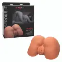 Masturbador Masculino sin vibración Stroke It Life Size Ass - Moka