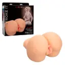 Masturbador Masculino sin vibración Calexotics Stroke It BBL Booty - Vainilla