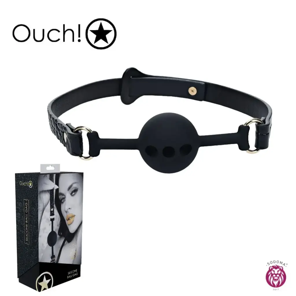 [8714273056788] Ouch! Mordaza de Silicona - Roma 