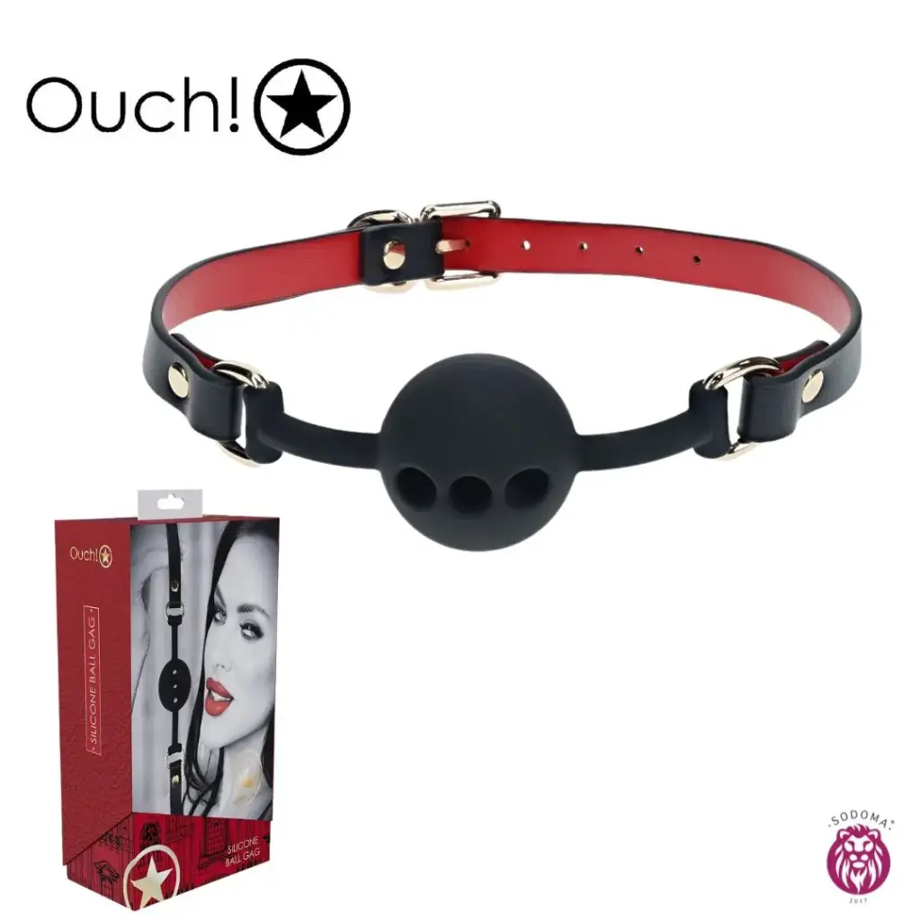 [8714273056009] Ouch! Mordaza de Silicona - Milan