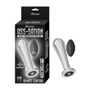 Nasstoys Ass-Sation Pluga anal metalico vibrador a control remoto