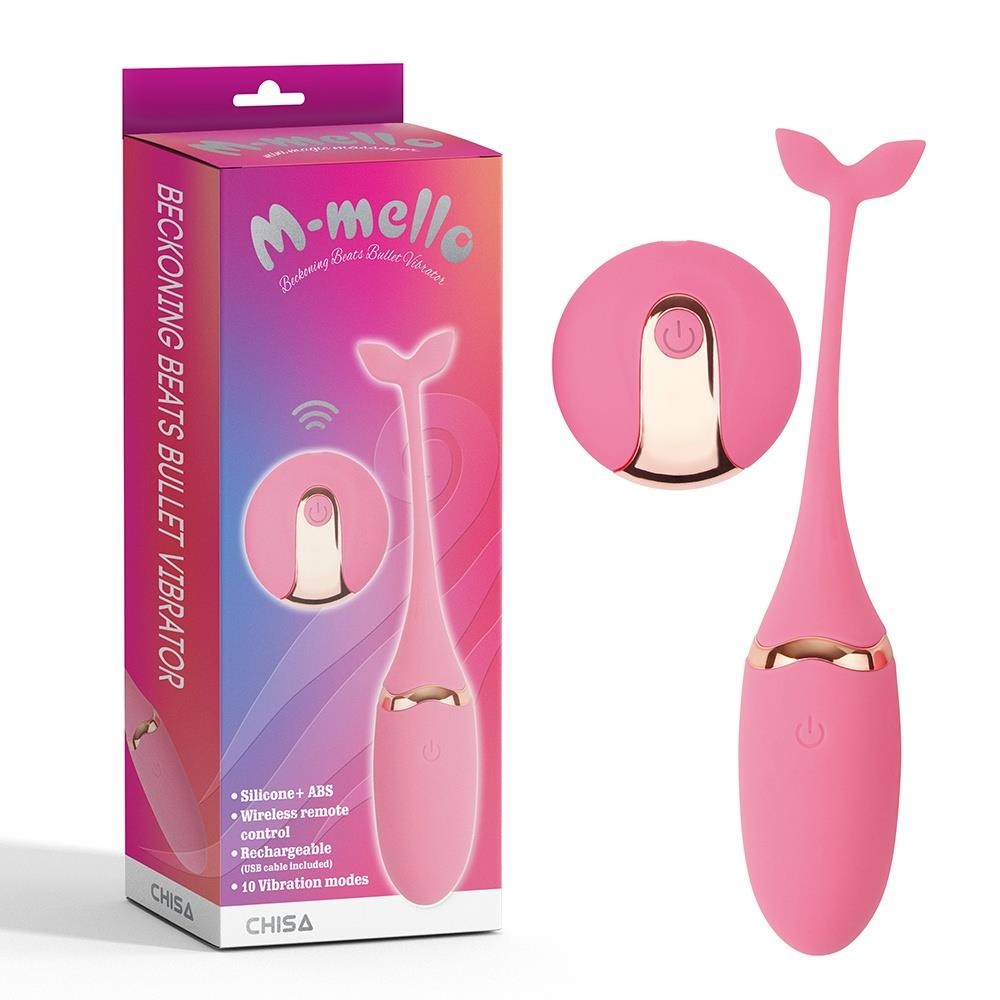 Bala Vibradora a control remoto Whale - Fucsia