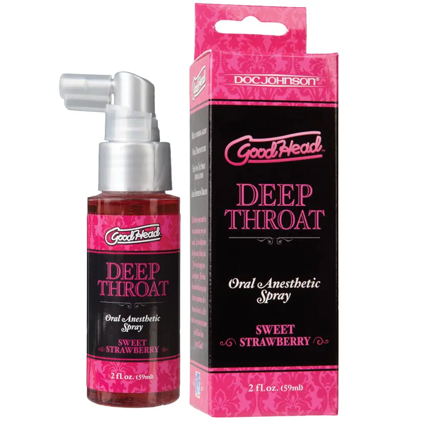 [782421008680] Doc Johnson Deep throat Spray Adormecedor de Garganta de 59 ML - Fresa