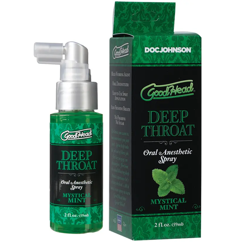 [782421007805] Doc Johnson Deep throat Spray Adormecedor de Garganta de 59 ML - Menta
