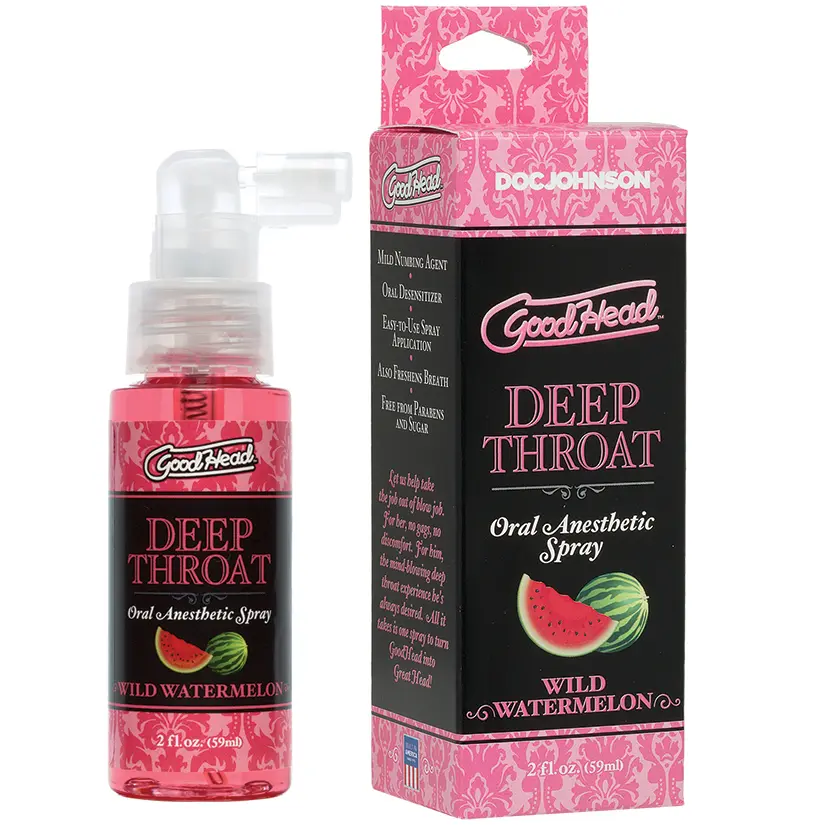 Doc Johnson Deep throat Spray Adormecedor de Garganta de 59 ML - Patilla