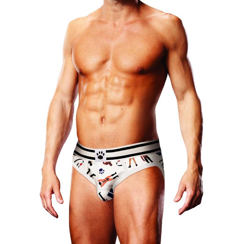 Interior Masculino Prowler Leather Pride Brief - XS