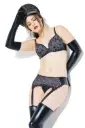 Coquette Set Lace Bra Panty & Brasier - S