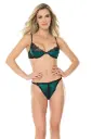 Coquette Lace and Satin Bra Panty Set - M