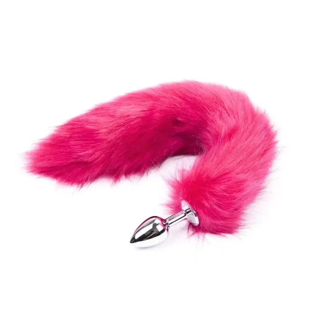 Plug Anal Pequeño Cola De Zorra - Fucsia