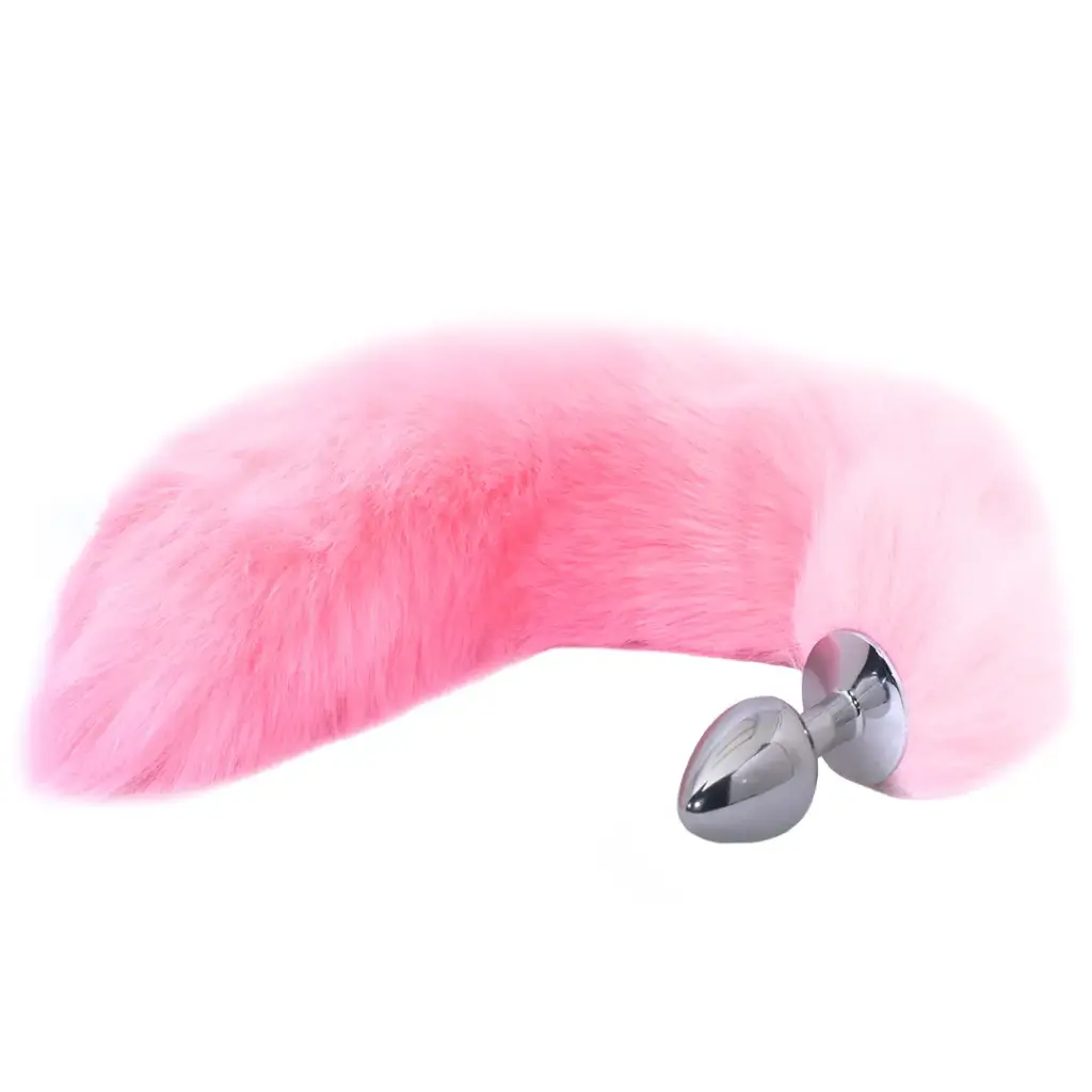 Plug Anal Pequeño Cola De Zorra - Rosado